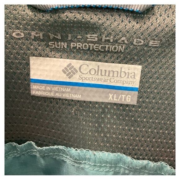 COLUMBIA WOMENS SHIRT OMNI SHADE, SUN PROTECTION SIZE XL/TG - Picture 4 of 5